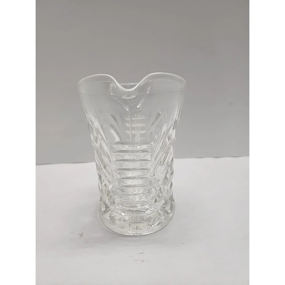 Vintage Anchor Hocking Prescut Clear Glass Small 5
